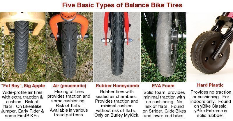 balance bike with air tyres